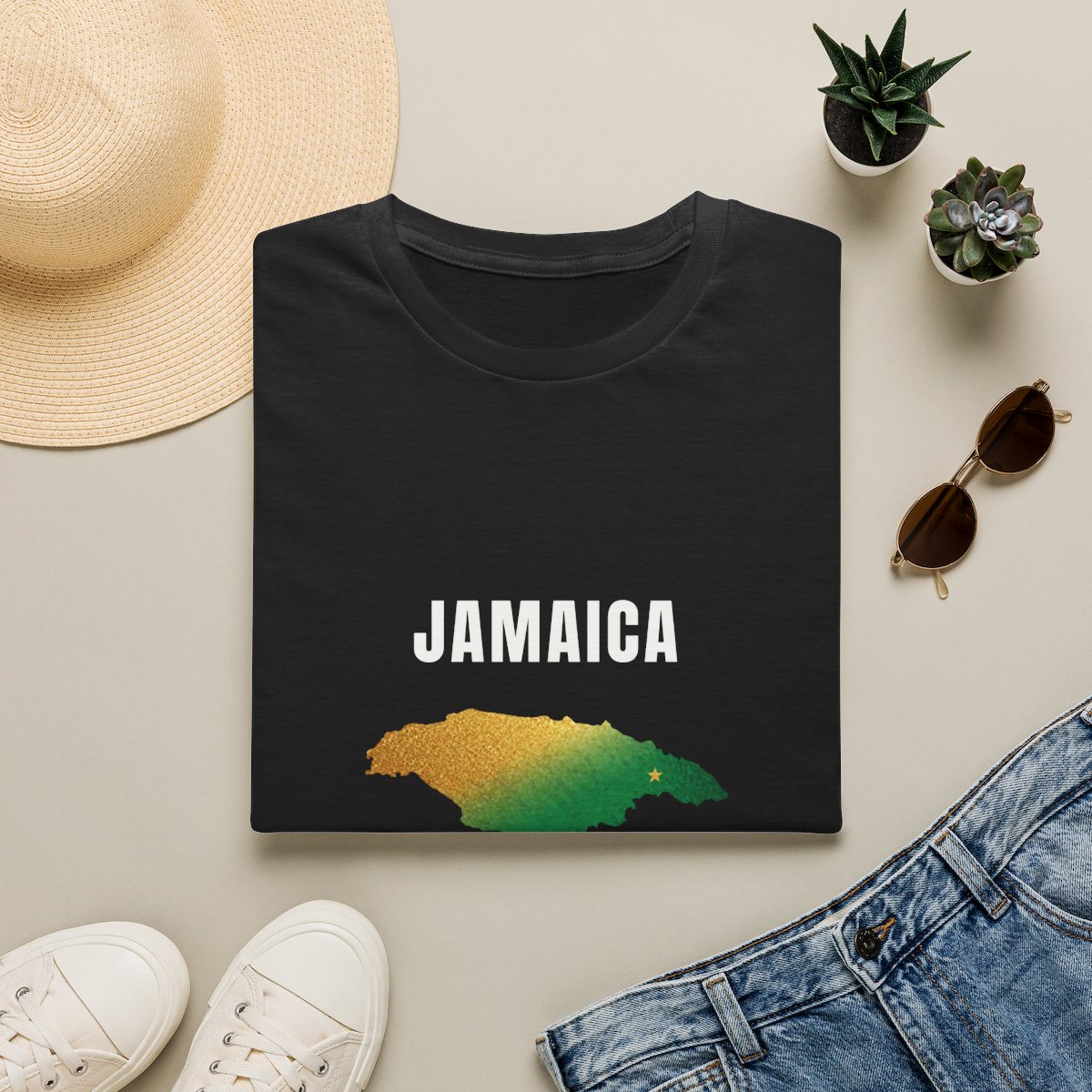 Jamaica Map โ Unisex Tee